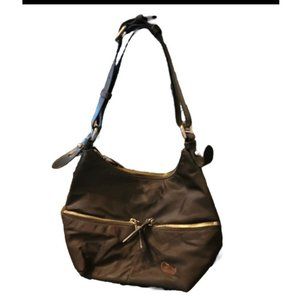 Dooney and Bourke Brown Nylon Zip Purse